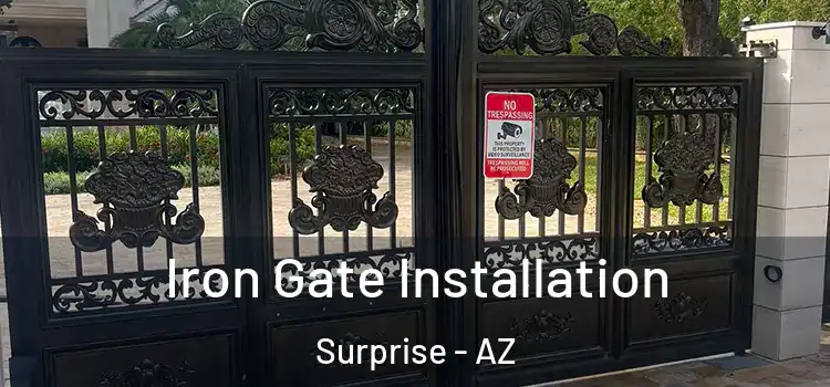 Iron Gate Installation Surprise - AZ